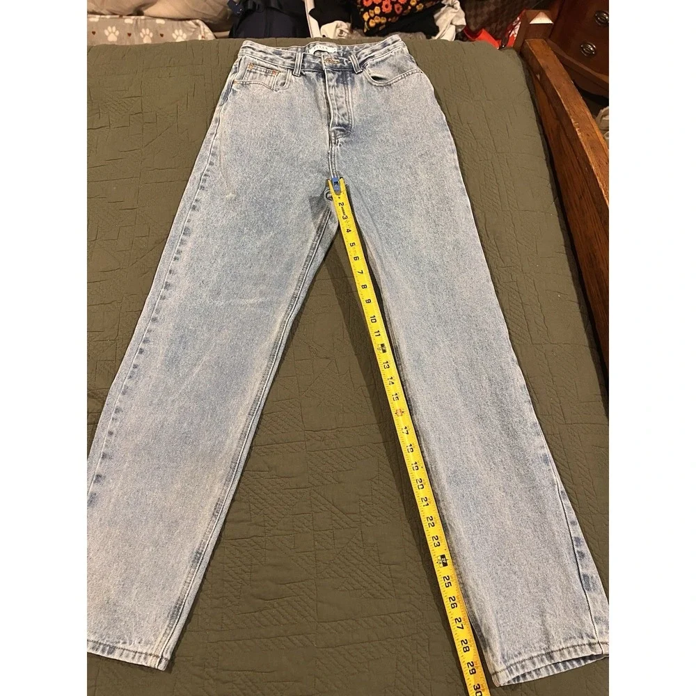 Dissh Women's Blue Jeans Size 8 See Measurements Button Fly‎